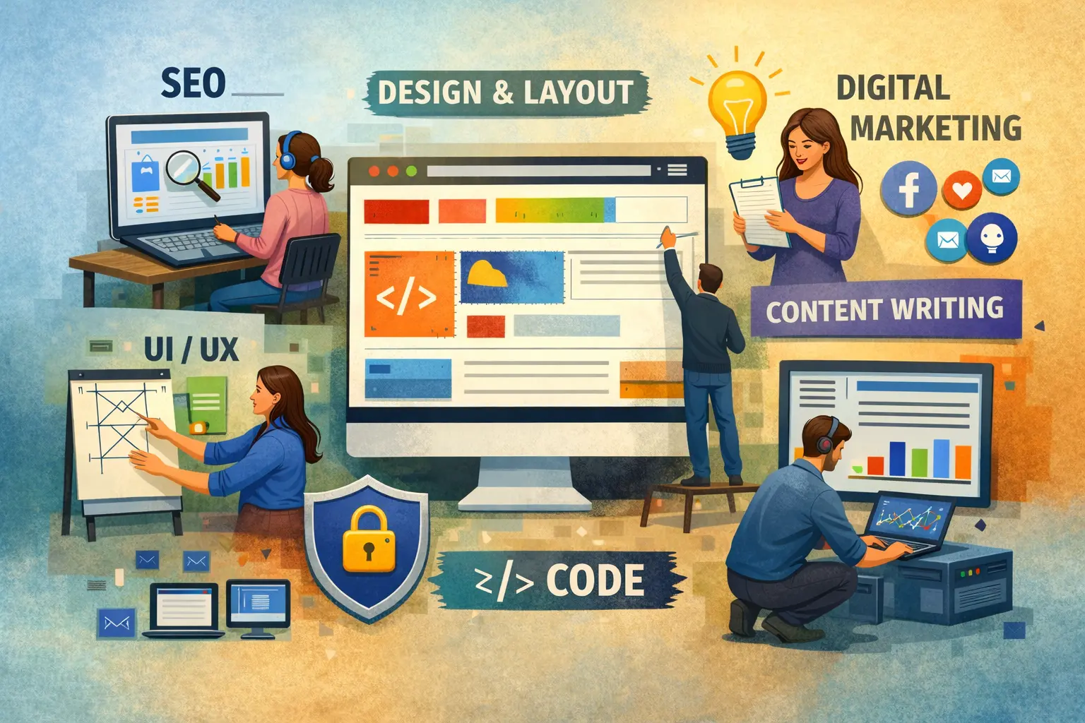 Setting up a website: Beyond code